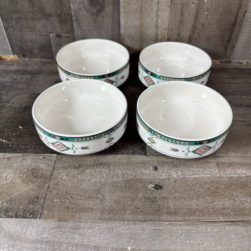 (4) STUDIO NOVA by Mikasa ADIRONDACK 5" Dessert‎ FRUIT BOWL SET /4 Bowls # Y2201